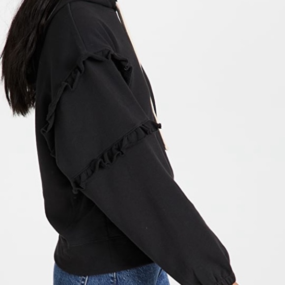 Rebecca Minkoff Evelyn Ruffle-Trim Hoodie - Picture 3 of 16